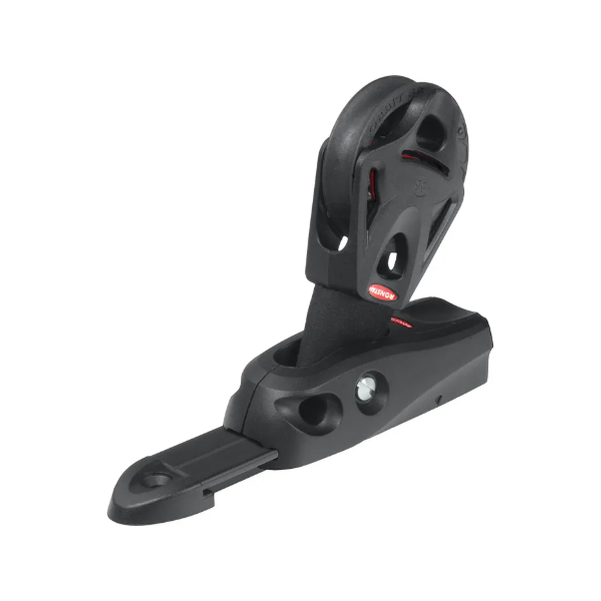 Ronstan S25 rail en T Slide, S55 Orbit Block