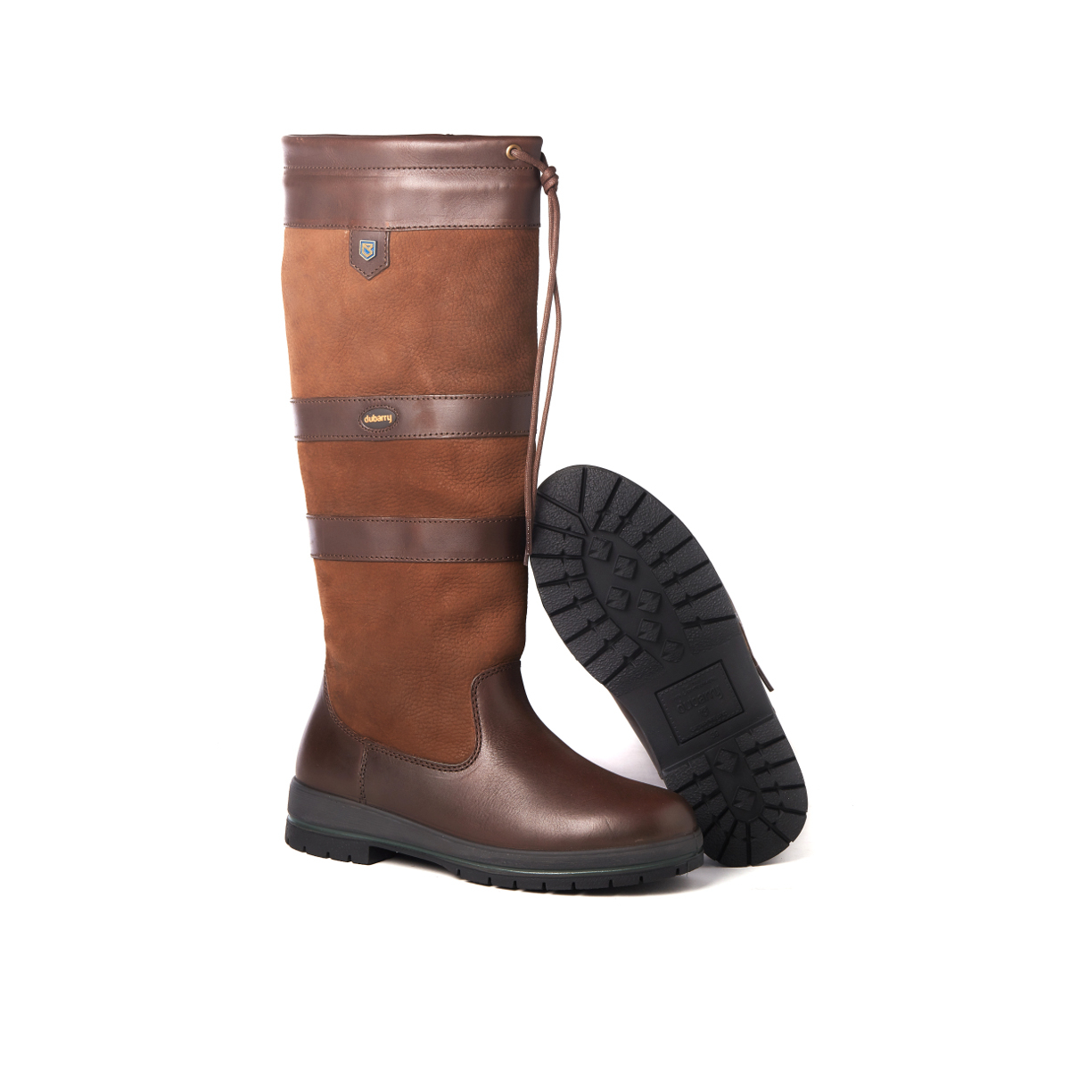 Dubarry Galway RegularFit Country Boots bottes en cuir unisexe walnut-marron, taille 43