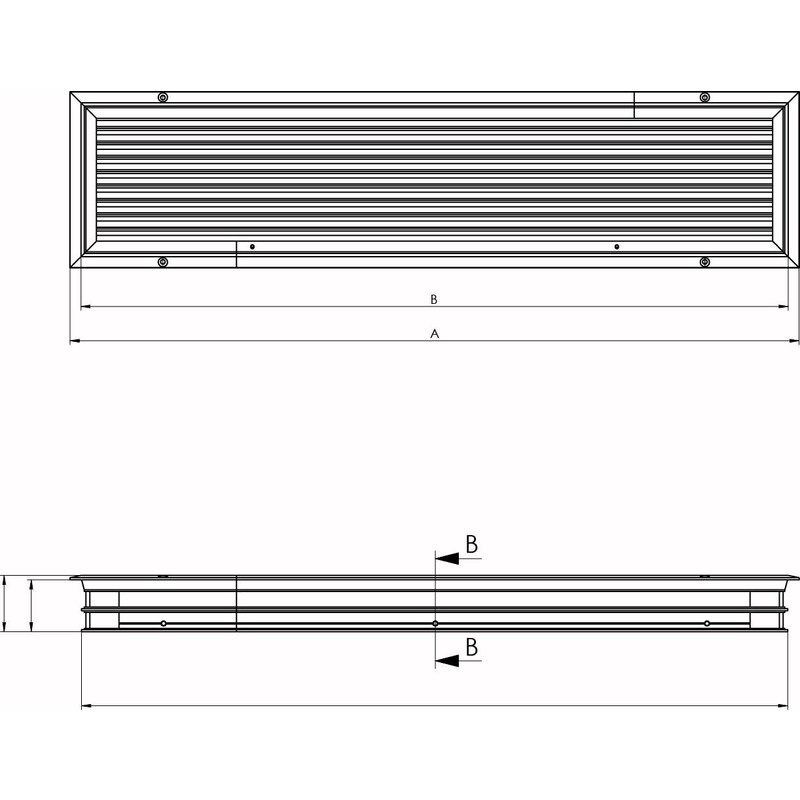 Vetus grille d'aspiration type asvrec 20 - 300 / 280mm