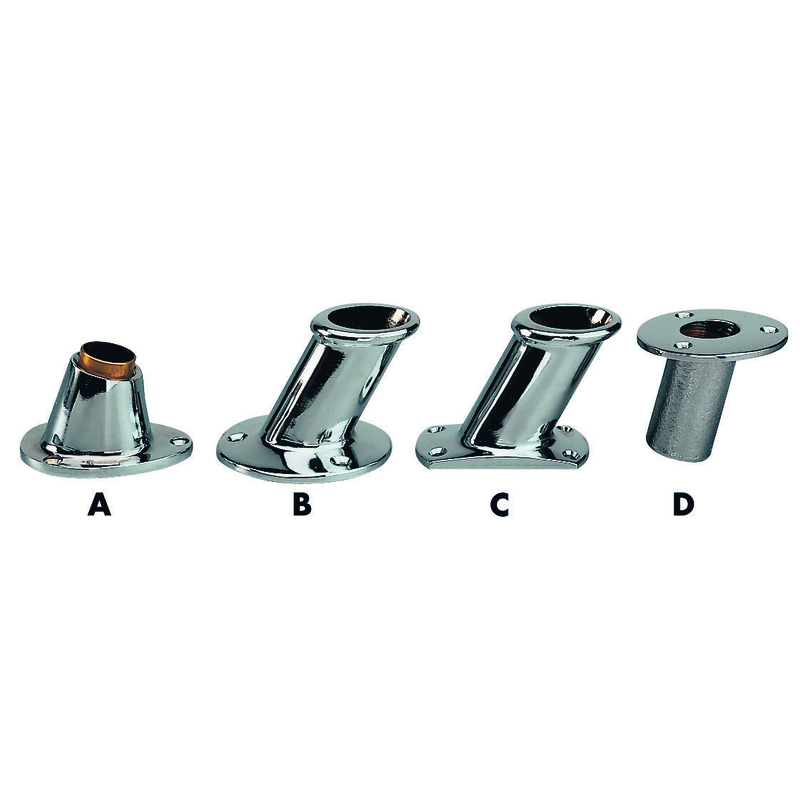 Plastimo support hampe pavillon l chr d25