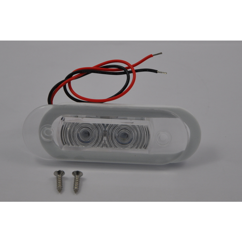 Plastimo Plafonnier encastré rond avec 2 LED