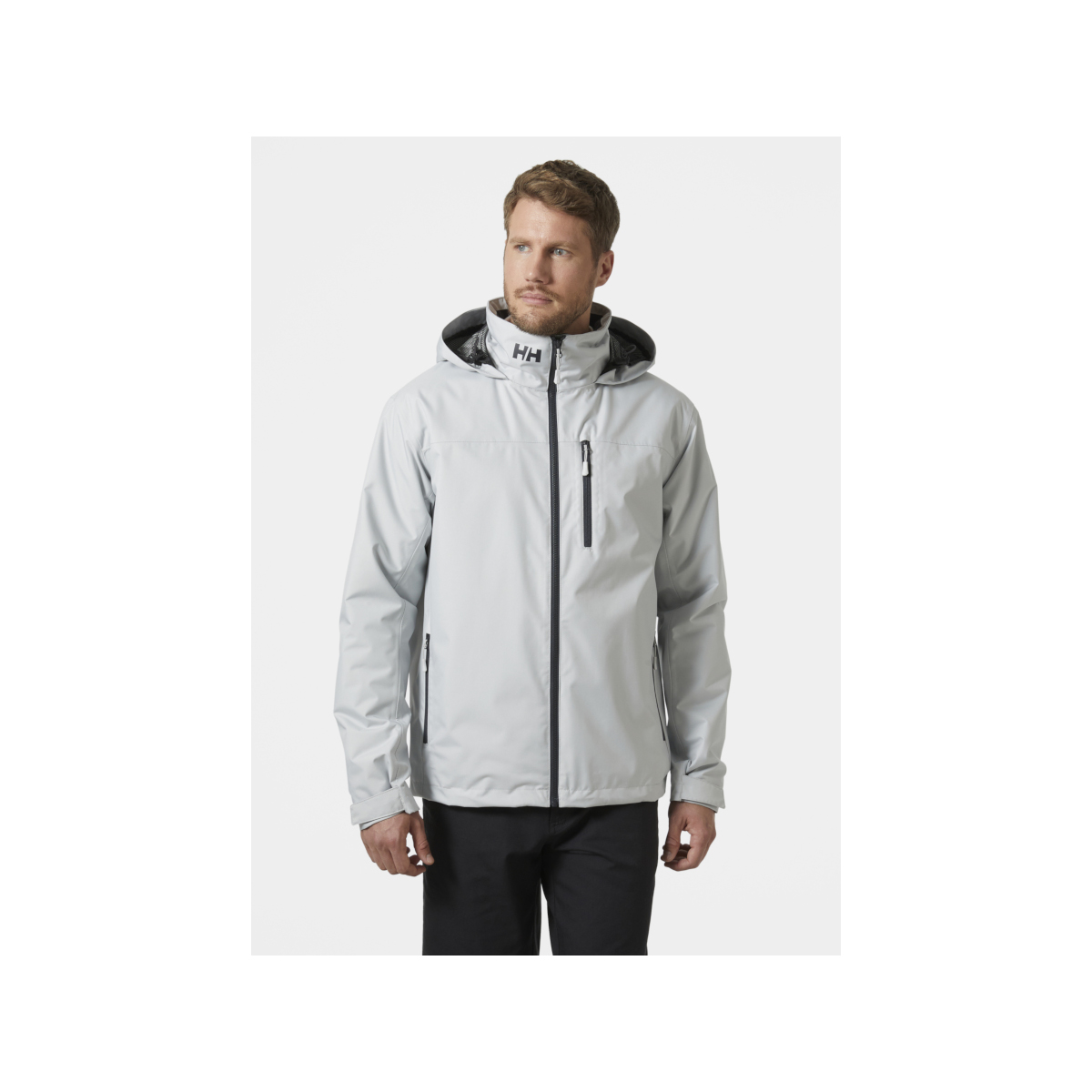 Helly Hansen Crew Hooded Veste de voile Midlayer 2.0 pour homme, gris, taille 2XL