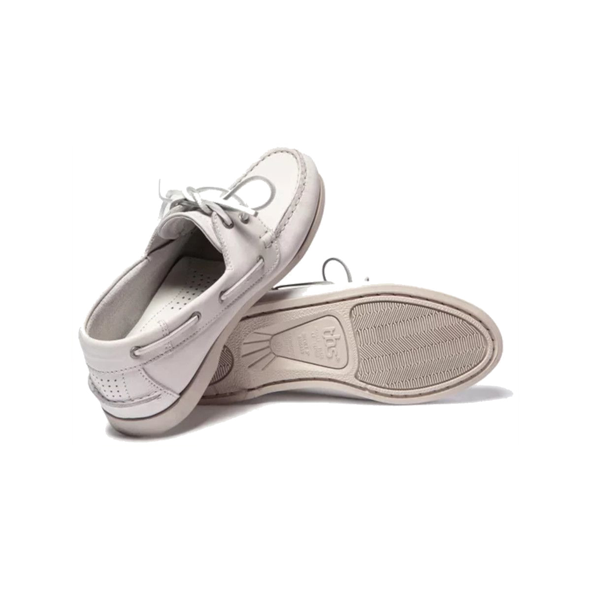 PROMO : TBS Phenisa chaussure bateau, femme - blanc