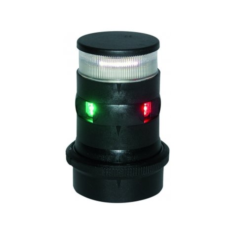 Aqua Signal série 34 feu tricolore LED mouillage - boîtier noir