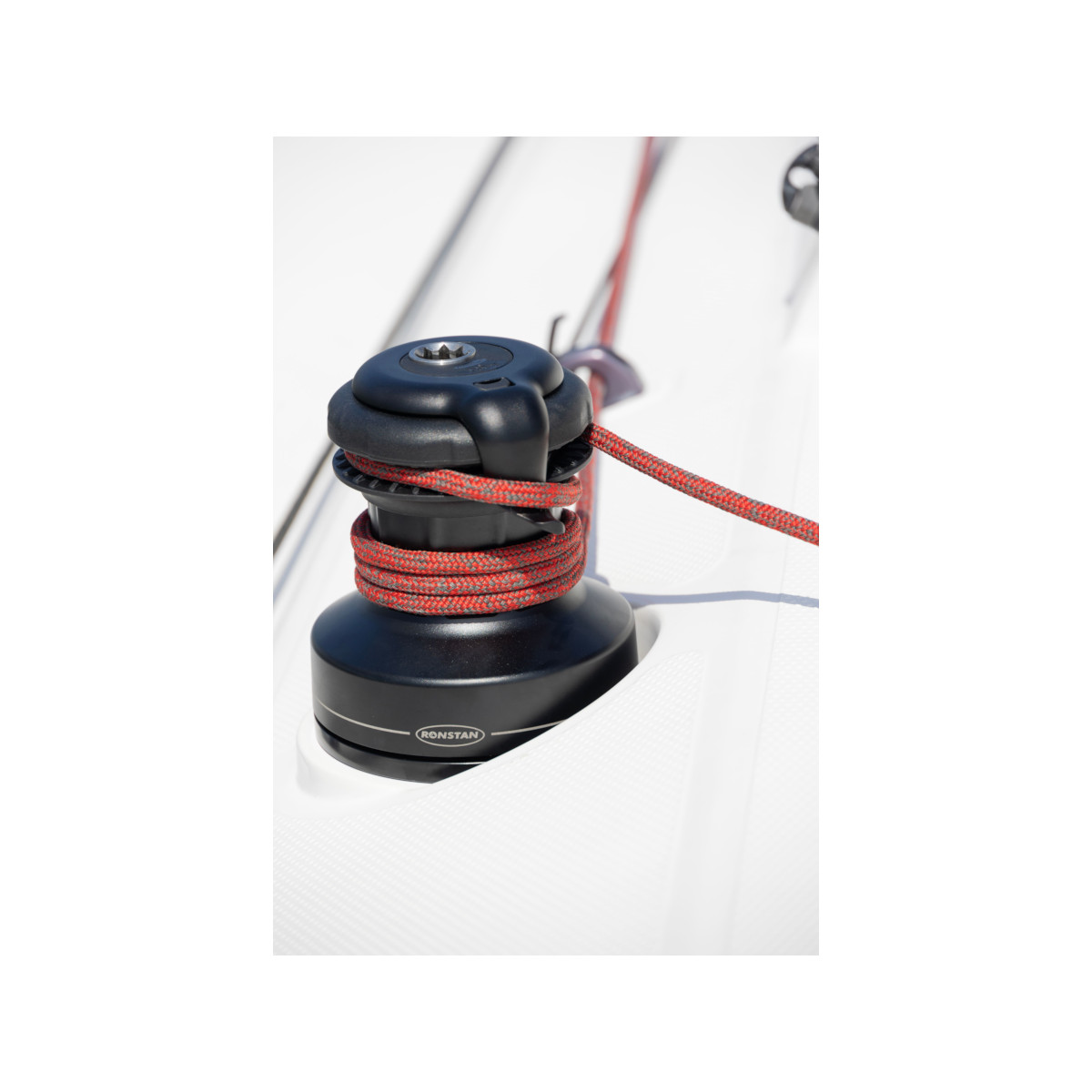 Ronstan 40QT Orbit winch – 2 vitesses, self-tailing, aluminium noir