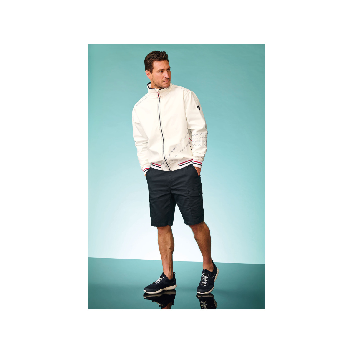 Marinepool Ocean Skipper Veste de voile homme blanc, taille XL