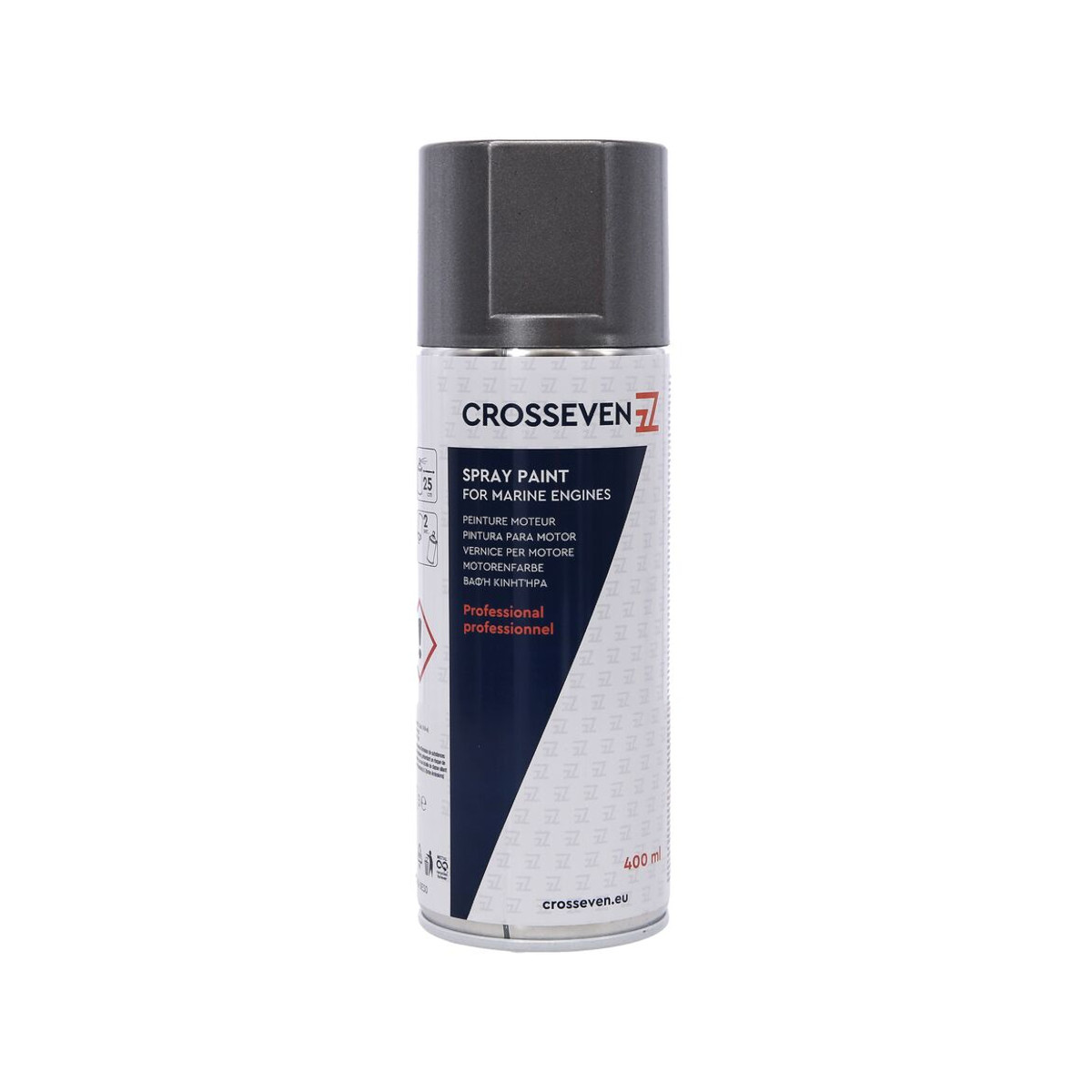 Crosseven Mariner gris clair métallisé spray, 400 ml