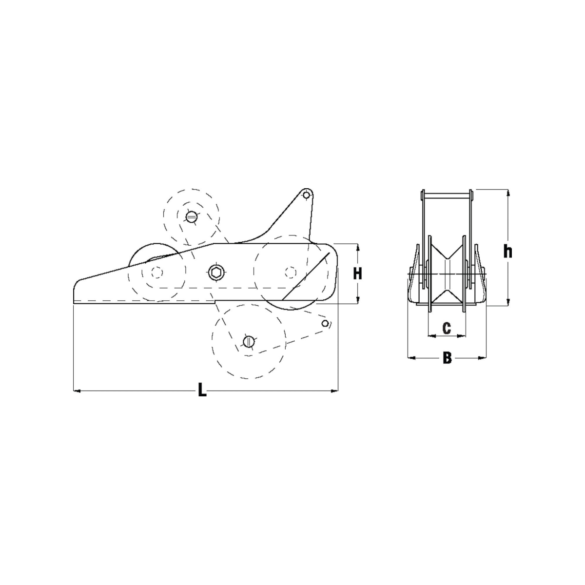 Maxwell rouleau d'étrave pliable | VT-010-100-378