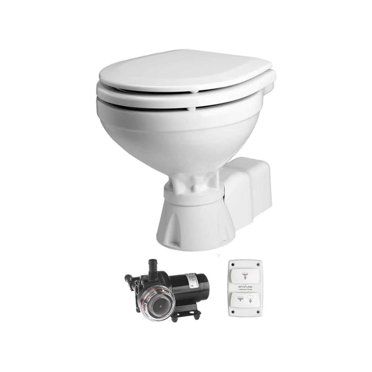 Johnson AquaT Silent Electric Compact 12V Toilettes de bord