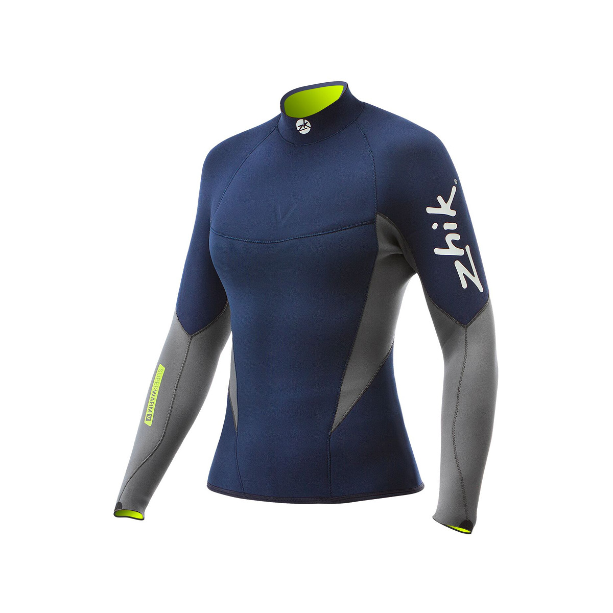 PROMO : Zhik Superwarm V Top T-shirt néoprène manches longues femme bleu marine-gris, taille XL