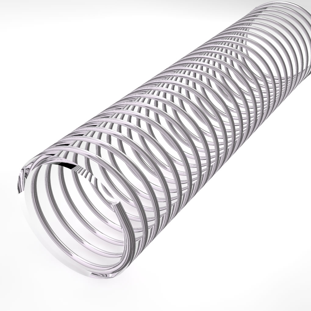 Plastimo tuyau pvc alim.+spirale acier d.25mm