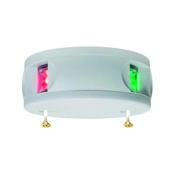 Aqua Signal série 43 feu de navigation bicolore LED - boîtier blanc