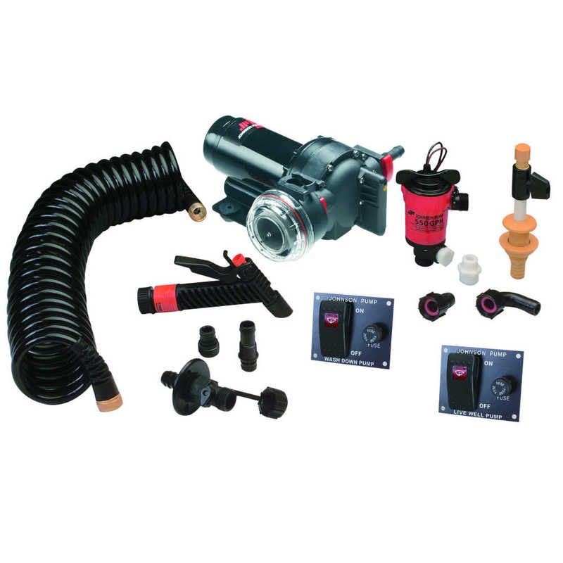 Pompe De Lavage Johnson Aqua Jet 12V, Modèle 10-13405-103, Pour Systèmes De Nettoyage Ou Irrigation