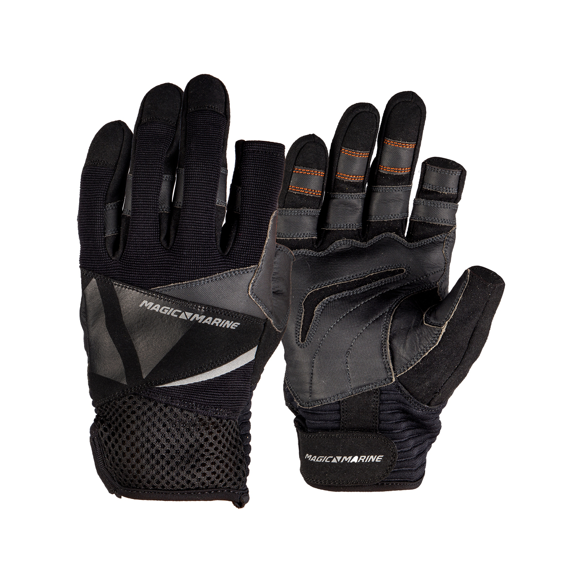 Magic Marine Ultimate 2 gants de voile doigts longs, enfant - noir, taille S
