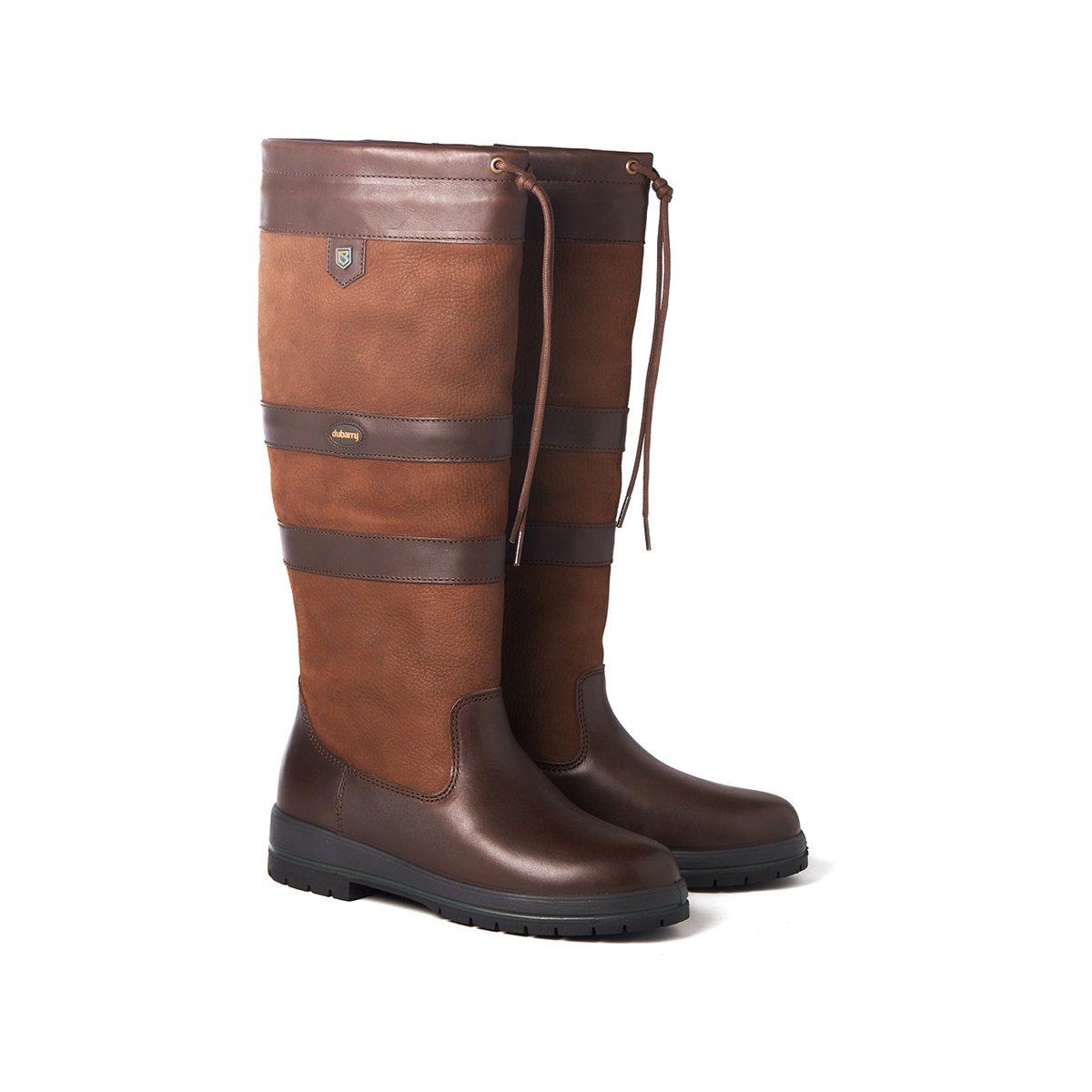 Dubarry Galway ExtraFit Country Boots bottes en cuir Gore-Tex unisexe walnut-brun, taille 43