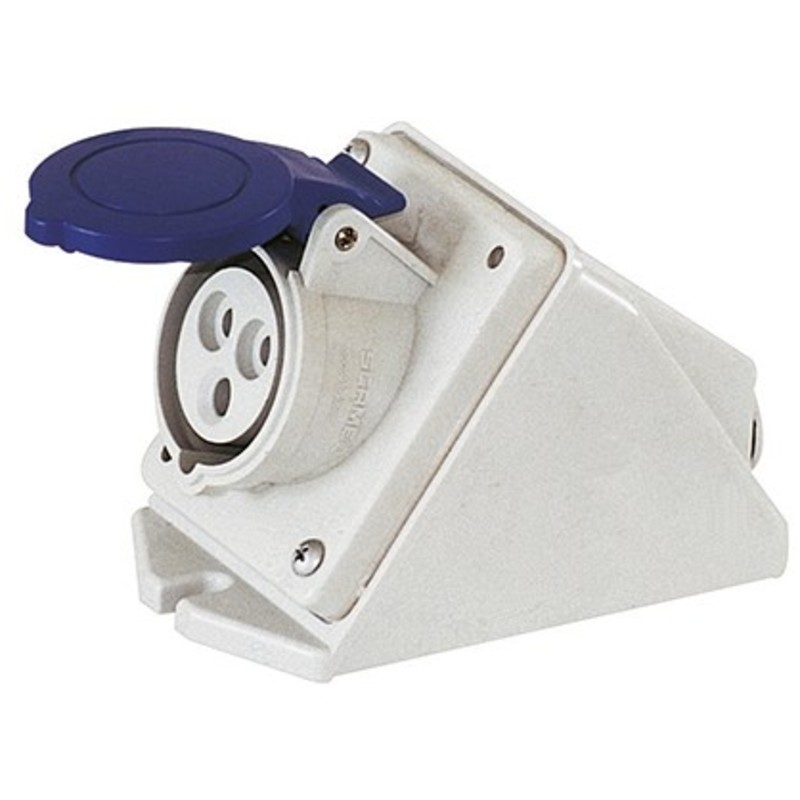 Plastimo prolongateur 16a 2+t bleu 220v ip44