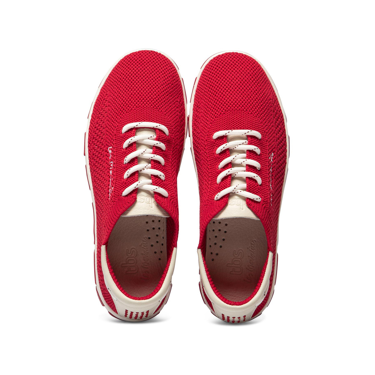 TBS Jazaria chaussure bateau, femme - rouge, pointure 38