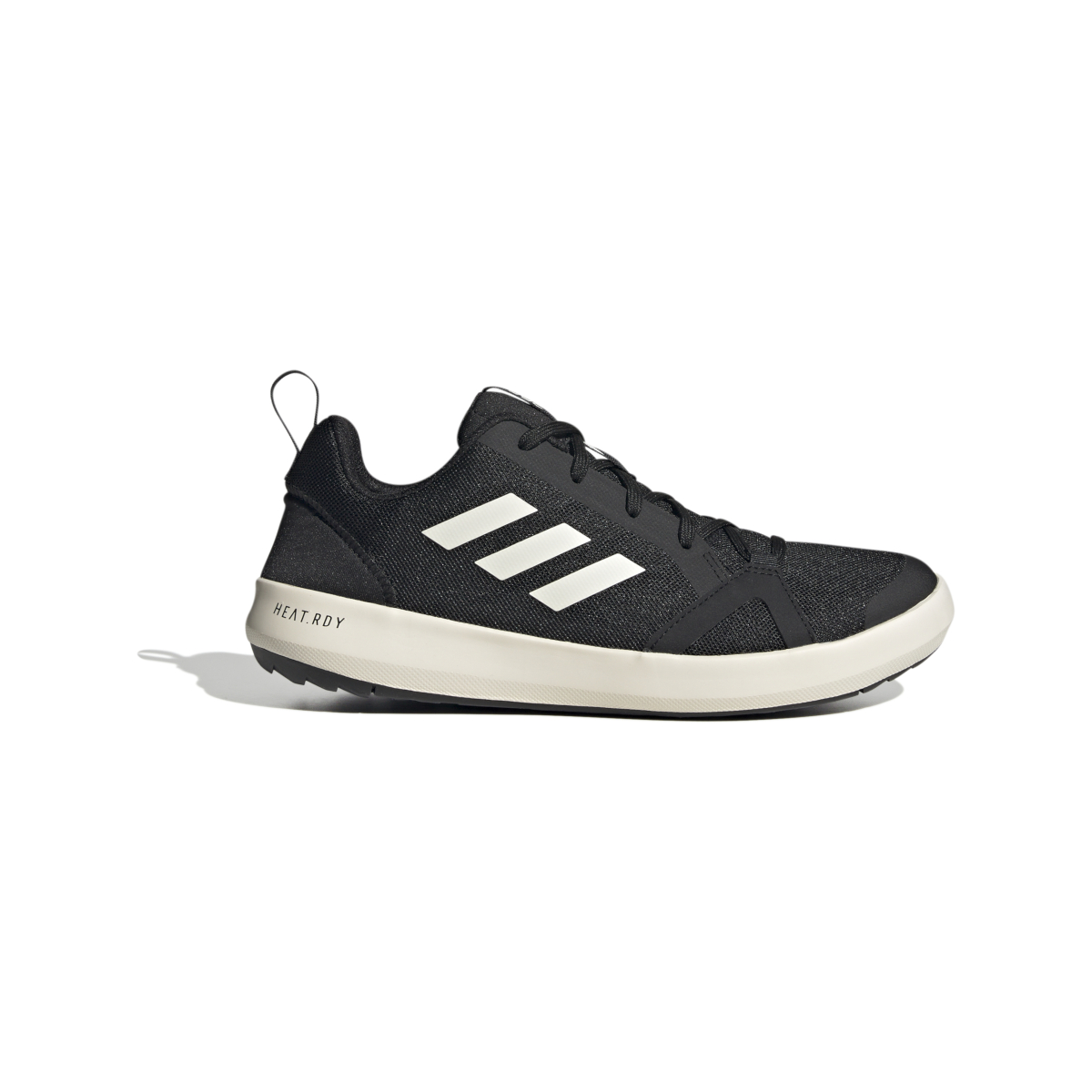 Chaussure bateau Adidas Boat Lace unisexe noire, taille 45 1/3