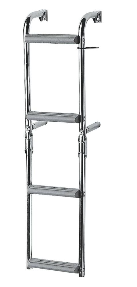 Plastimo echelle inox pliant 90d,1+2 ech gris crb