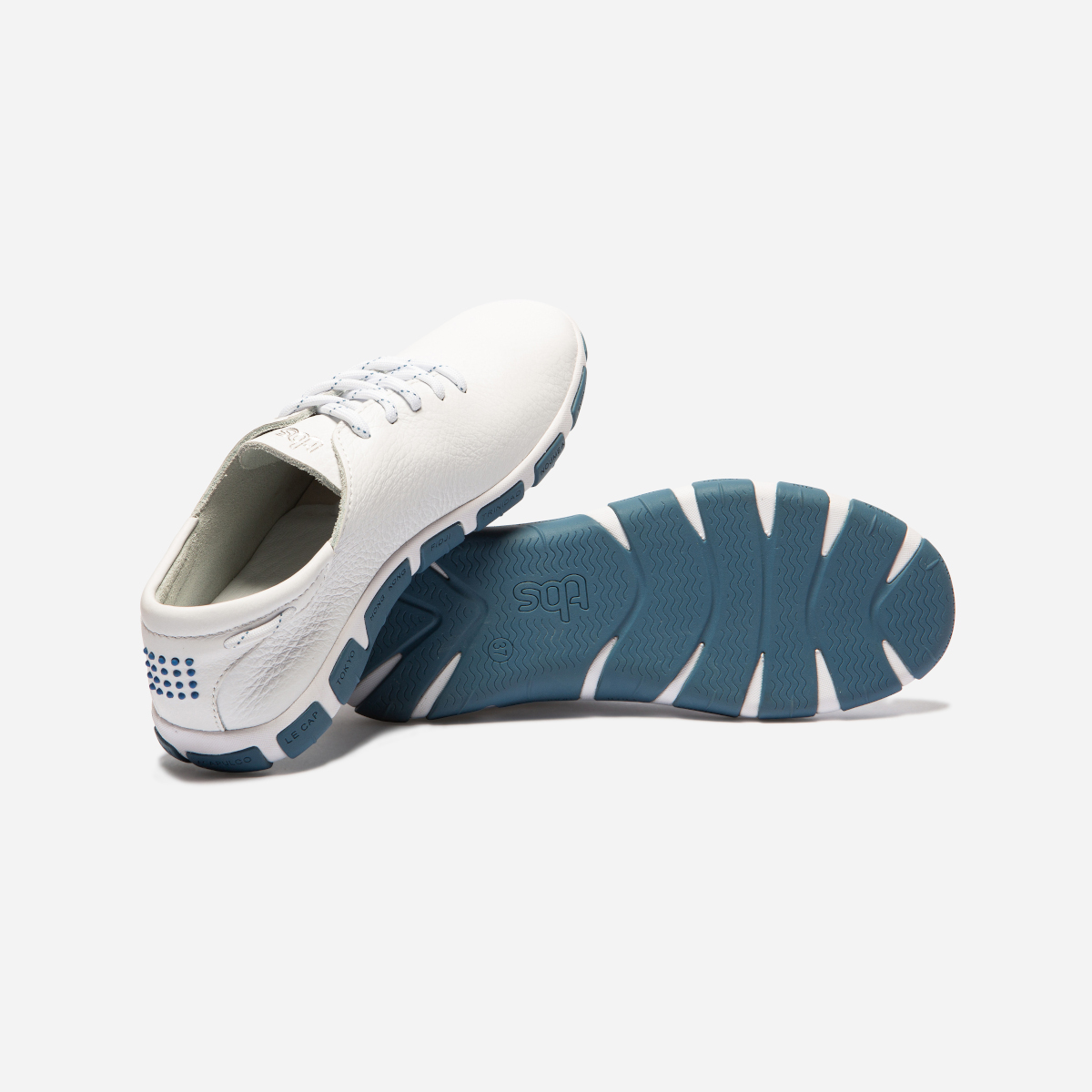 TBS Jazaru chaussure bateau, femme - blanc/bleu, pointure 40