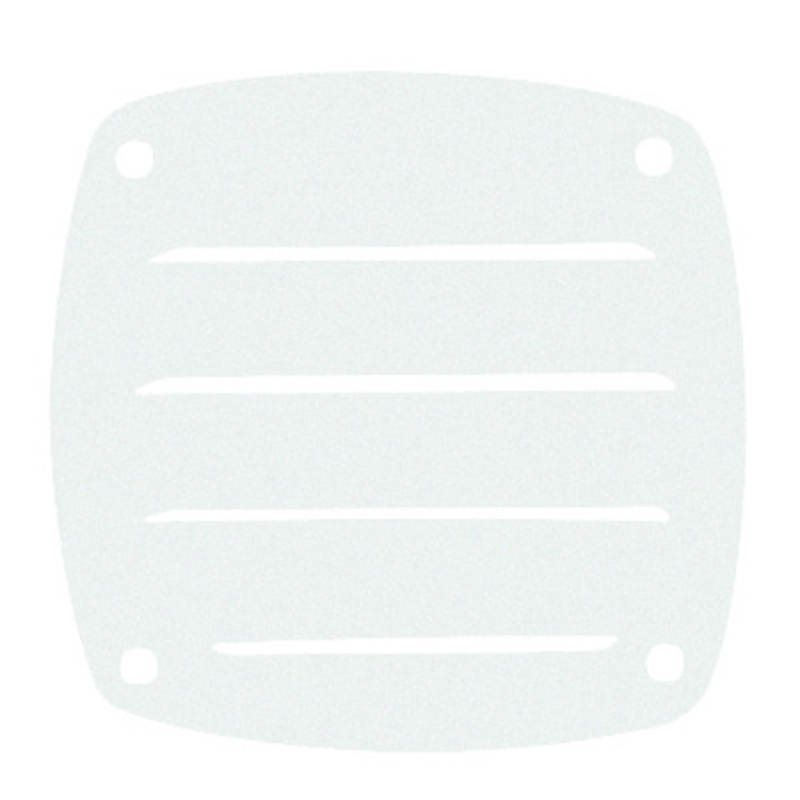 Plastimo grille ventilat. nylon blanc 84x84