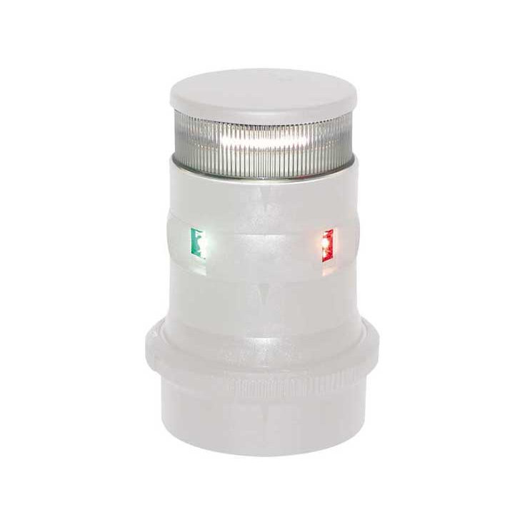 Aqua Signal série 34 feu tricolore LED mouillage - boîtier blanc