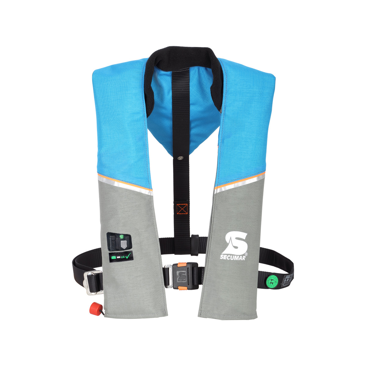 Secumar Ultra 170 gilet de sauvetage automatique 165N, bleu clair/gris