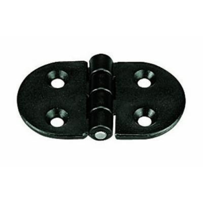 Plastimo charnieres plastique 75x40 noir (x2)