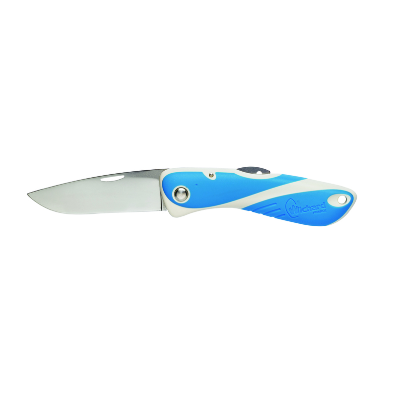 Plastimo couteau aquaterra lame lisse bleu/blc