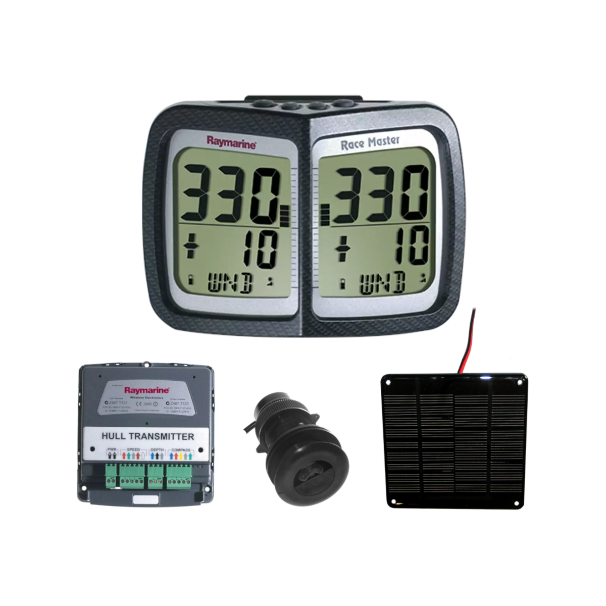 Raymarine T075 Race Master compas sans fil Micronet, échosondeur, loch ...
