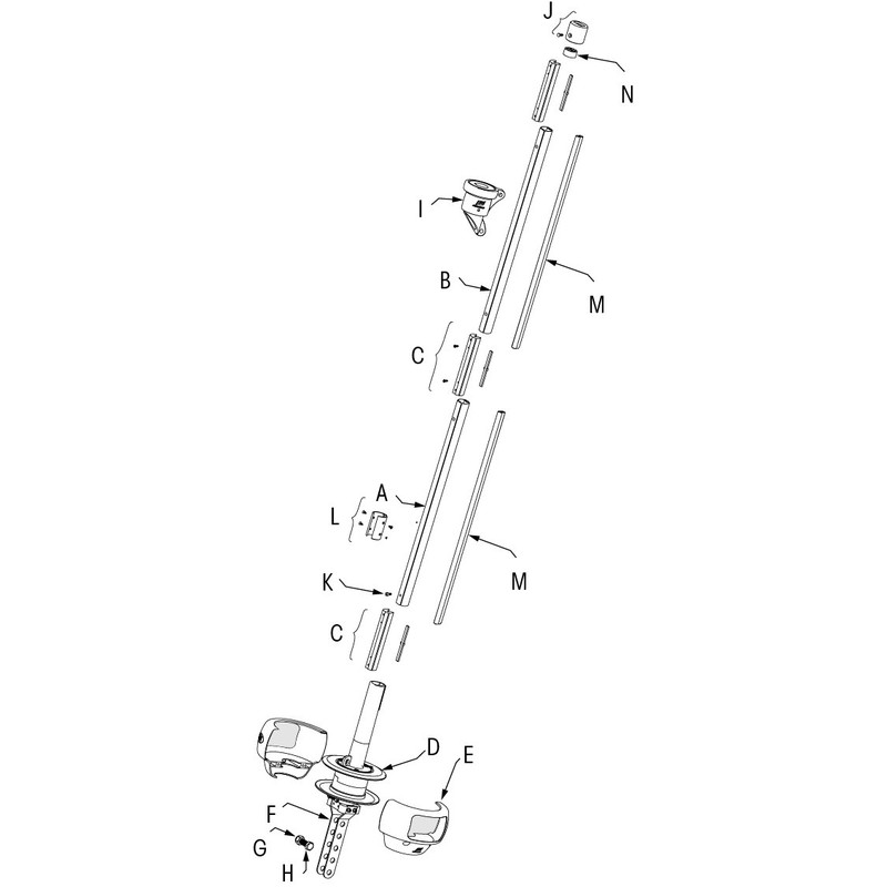 Plastimo lattes accrochage 608s & t /11 trou (x2)