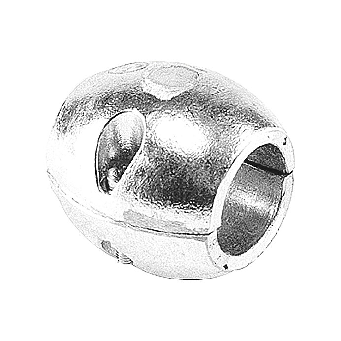 Anode de vague en zinc - Diamètre de l'arbre 30mm, Poids 500g