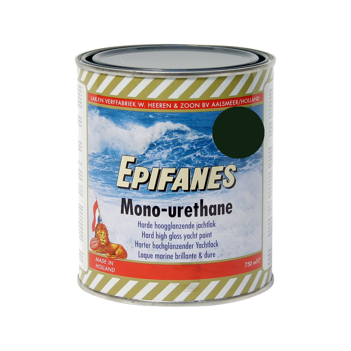 Epifanes peinture pour bateaux mono uréthane - vert 3165, 750ml