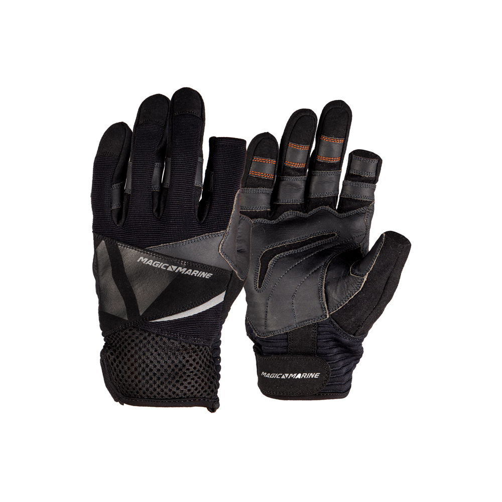 Magic Marine Ultimate 2 gants de voile doigts longs, unisexe - noir, taille S