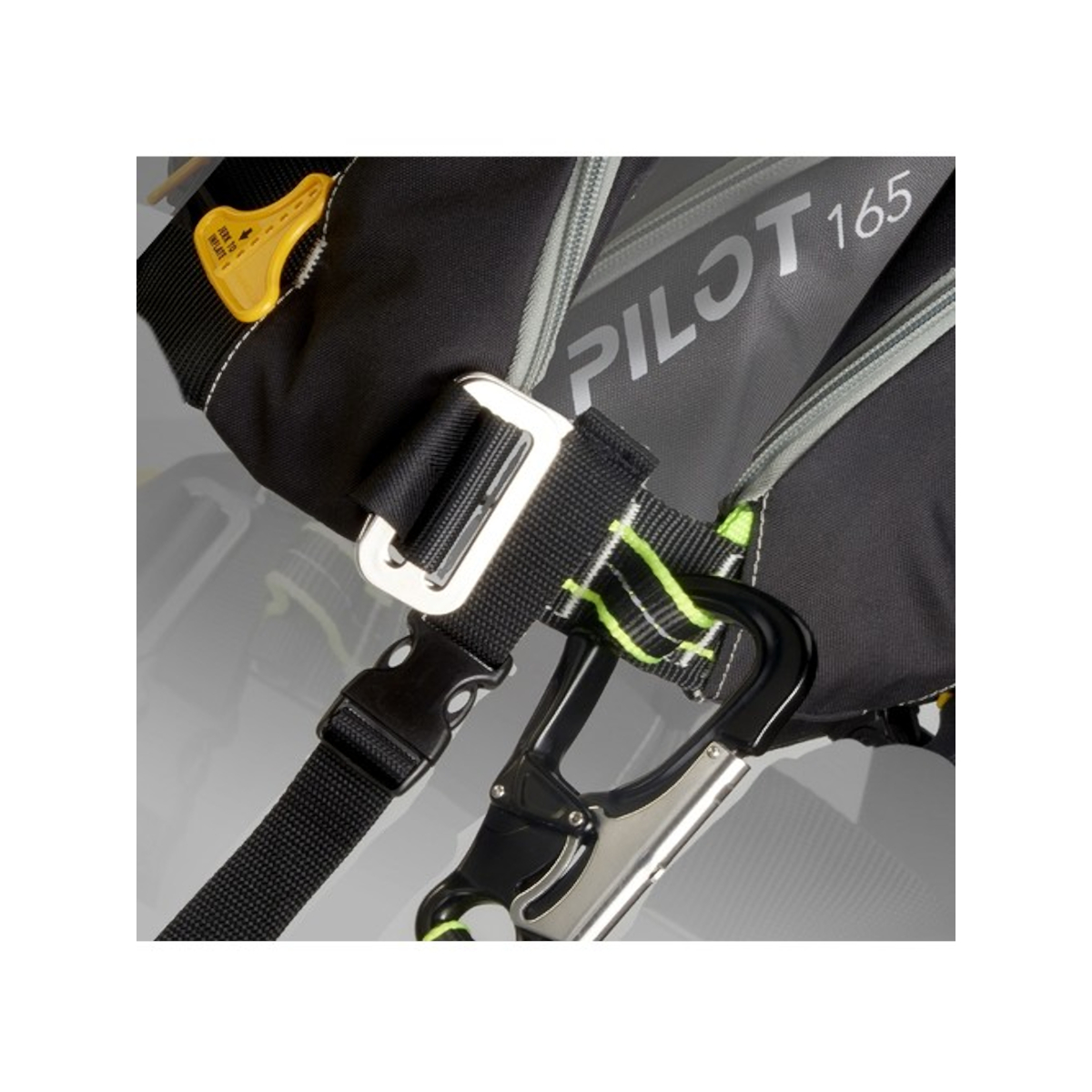 Plastimo gilet gf pilot 165 zip hammar+harn noir