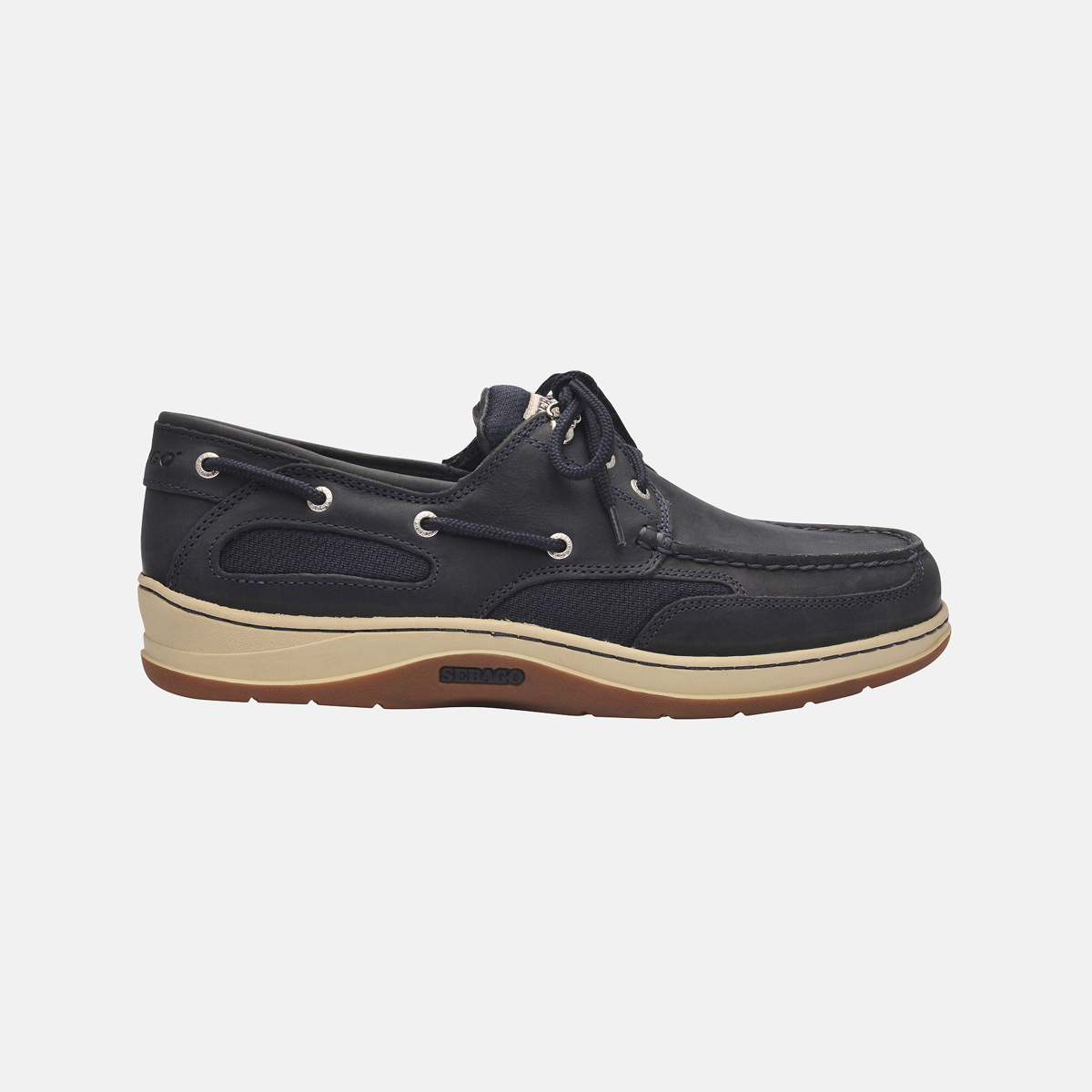 Sebago Clovehitch II chaussures bateau homme blue navy leather, taille 45 (US 11)