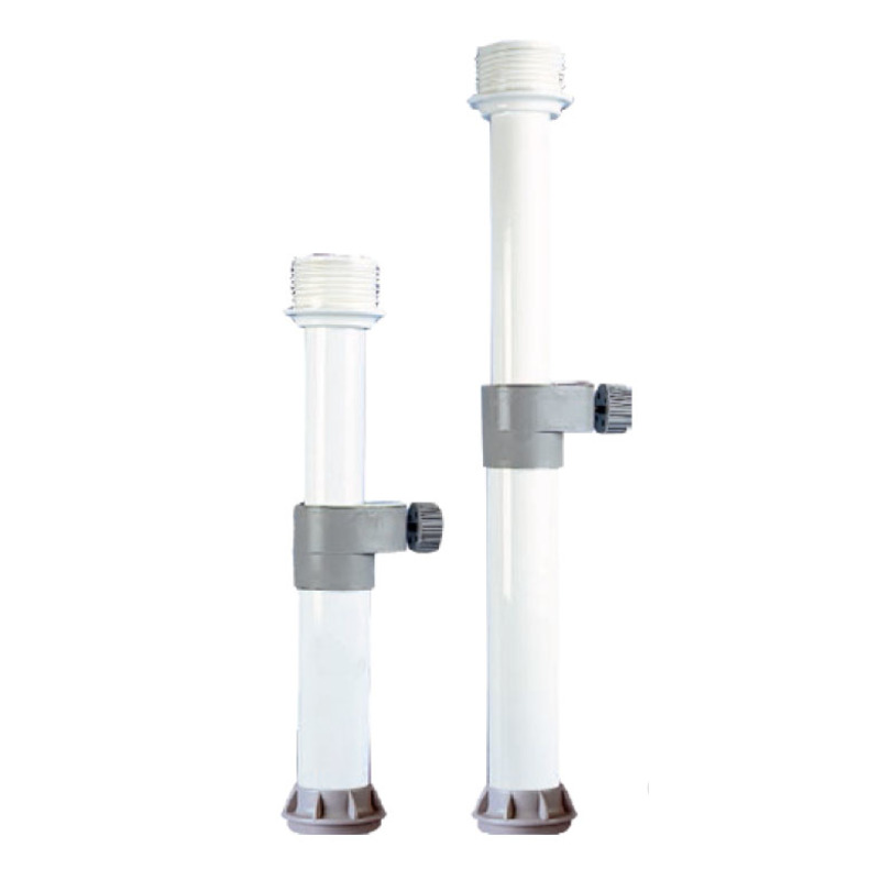 Plastimo pied de table telescop alu h380-600mm