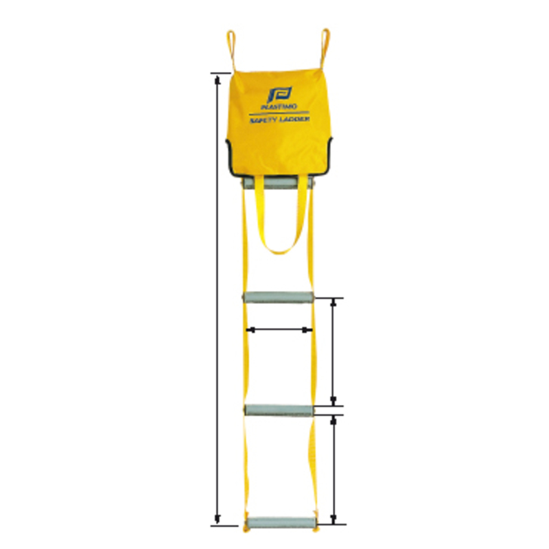 Plastimo echelle de secours jaune 4 marches