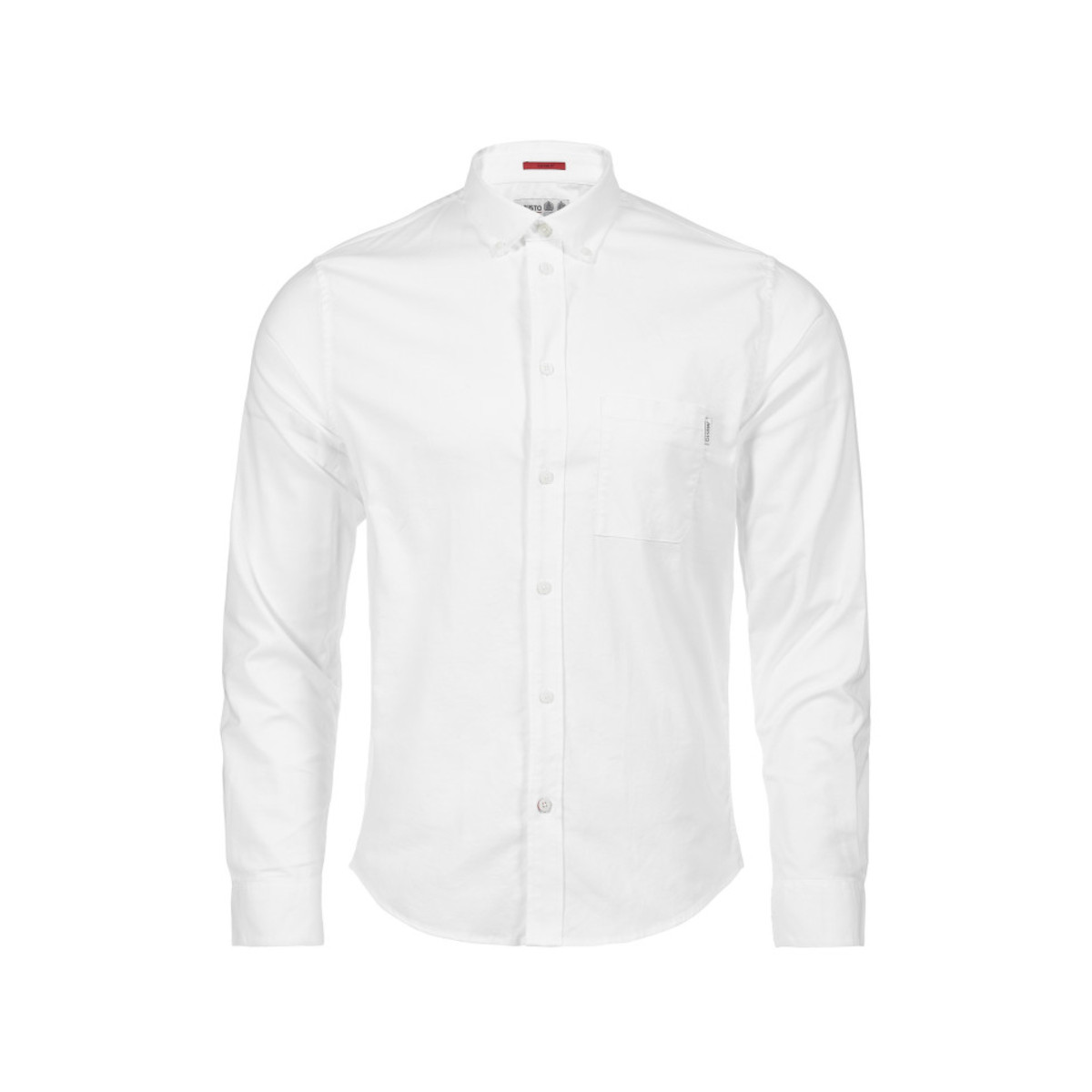 Musto Oxford Essential chemise à manches longues hommes blanc