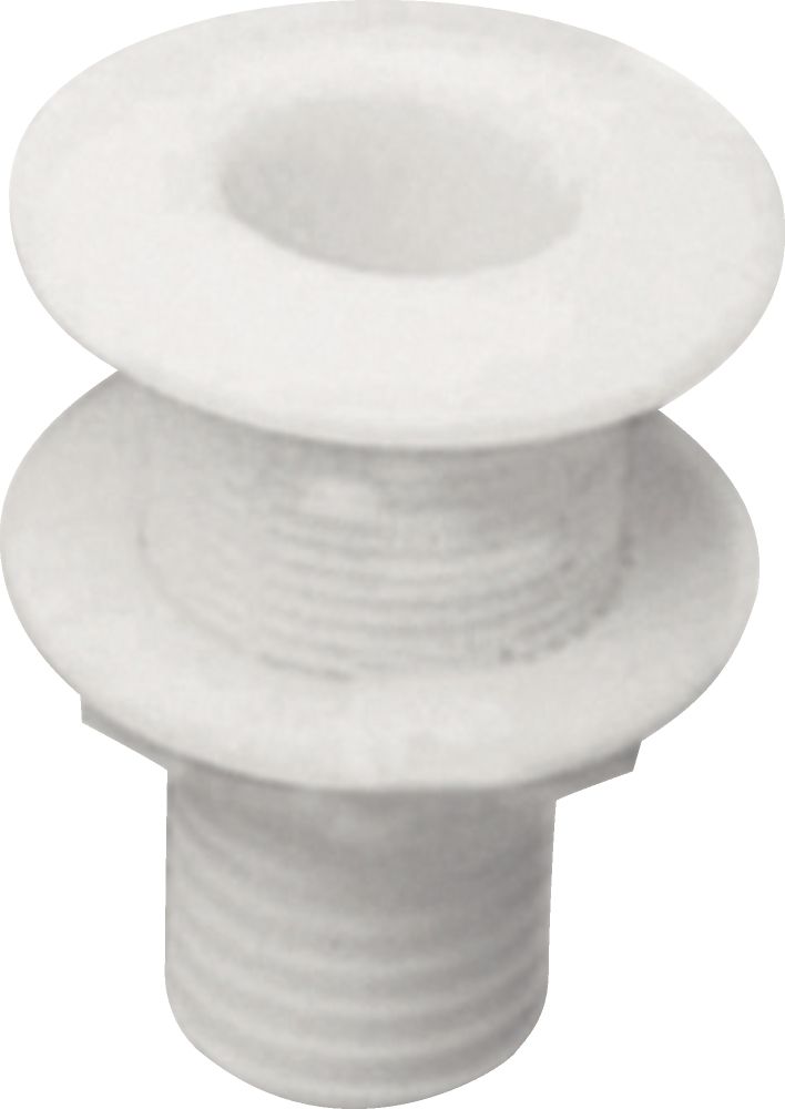 Plastimo passe-coque cannele flush ø 15 mm blanc