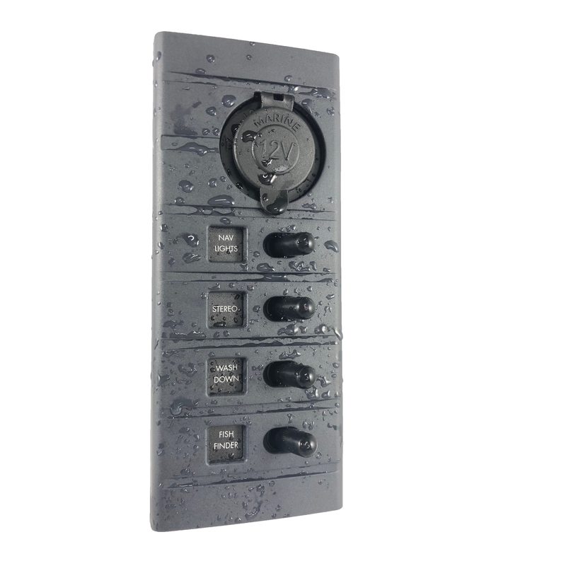 Plastimo tableau elect.etanche connex 4 int+12v