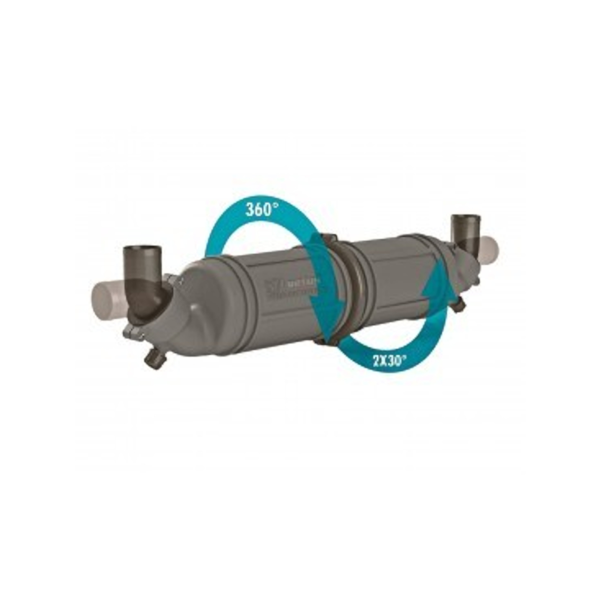 Vetus waterlock silencieux nlph horizontal ø40 mm