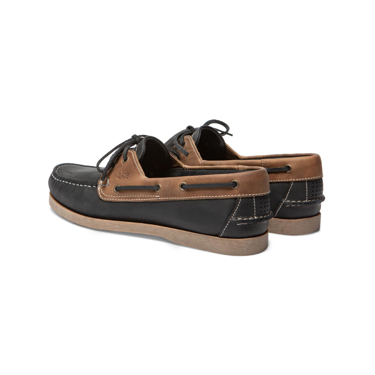 TBS Phenis chaussures bateau, homme - bleu marine/marron, pointure 45