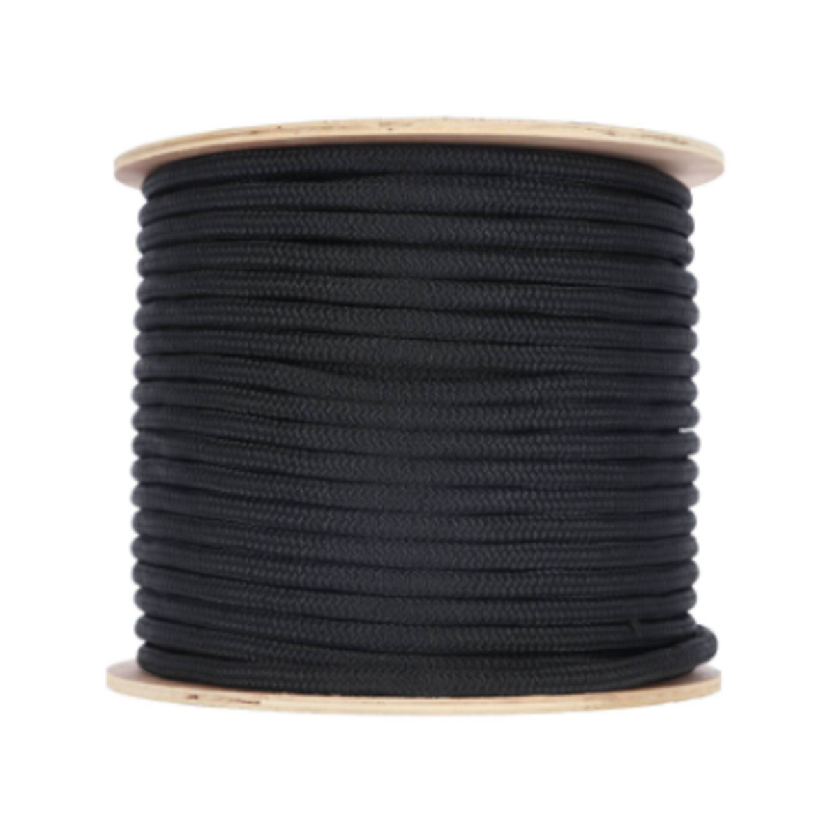 Plastimo Amarre tressée – noir, 8mm, longueur 200m