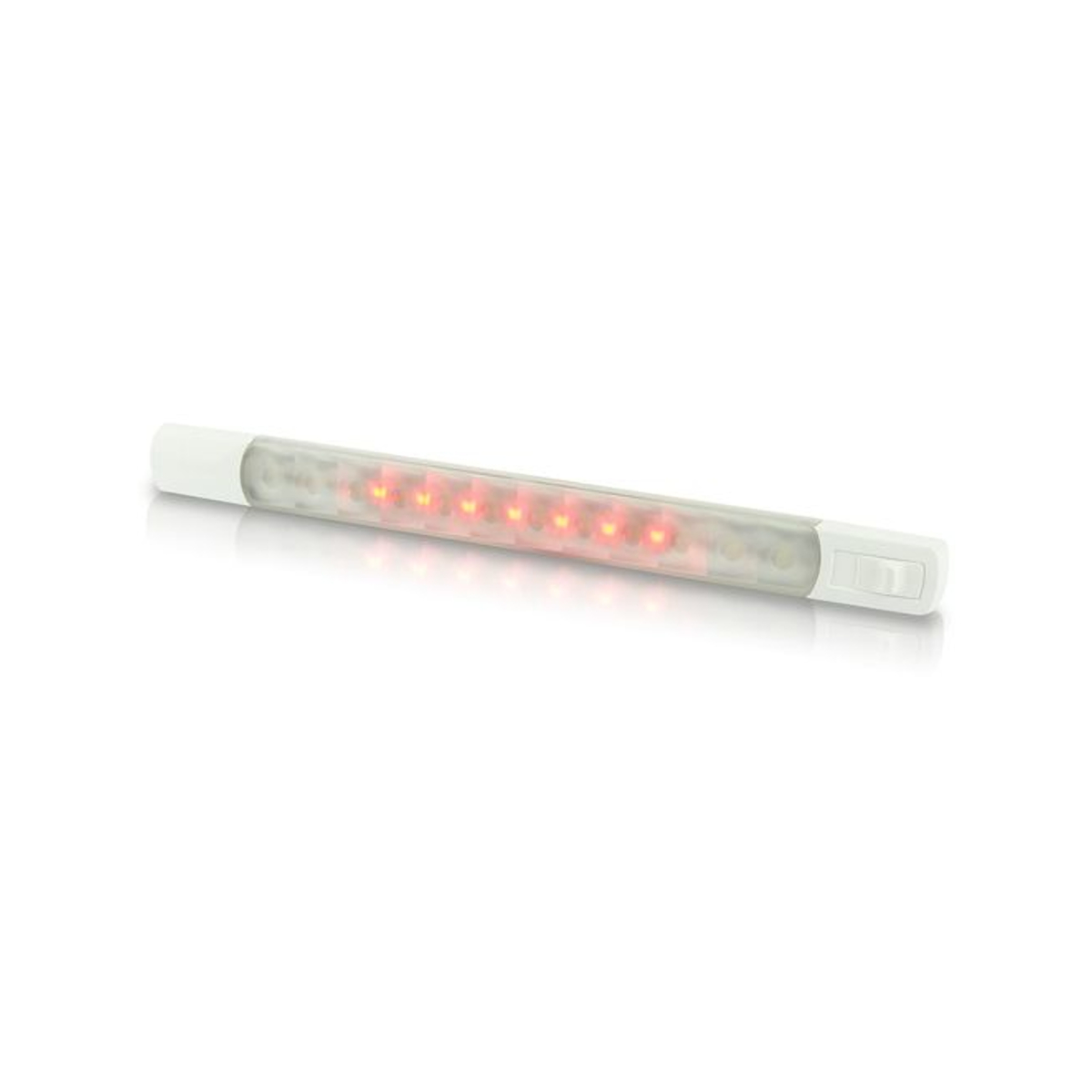 Hella lampe de marche, blanc chaud/ rouge, 12V