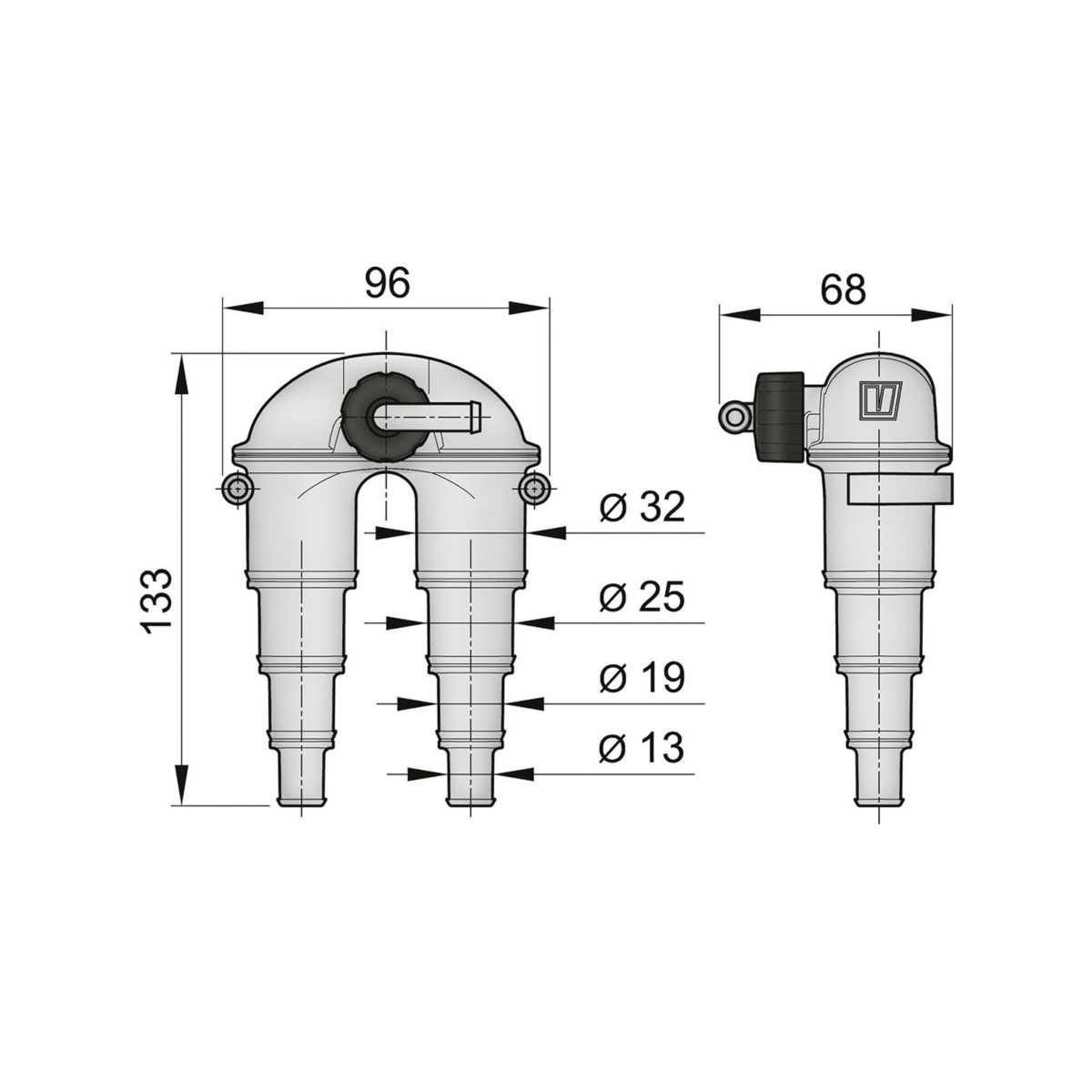 Vetus anti-siphon asd avec clapet