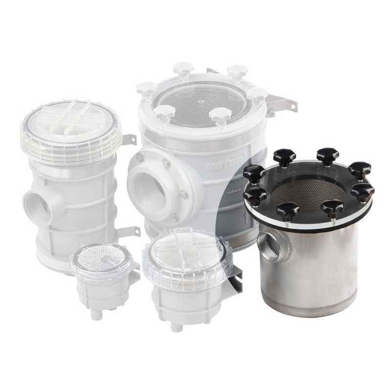 Vetus filtre eau de mer type ftr525 - ø38 mm - 205 l/min