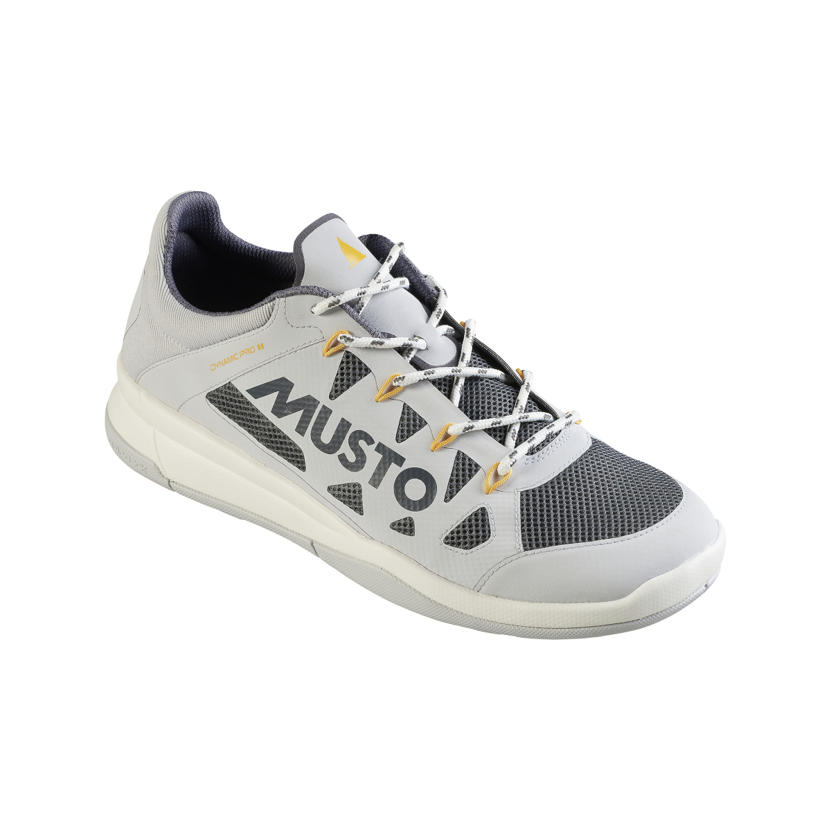 Musto Dynamic Pro II Adapt chaussures bateau homme gris clair / jaune, taille 46,5