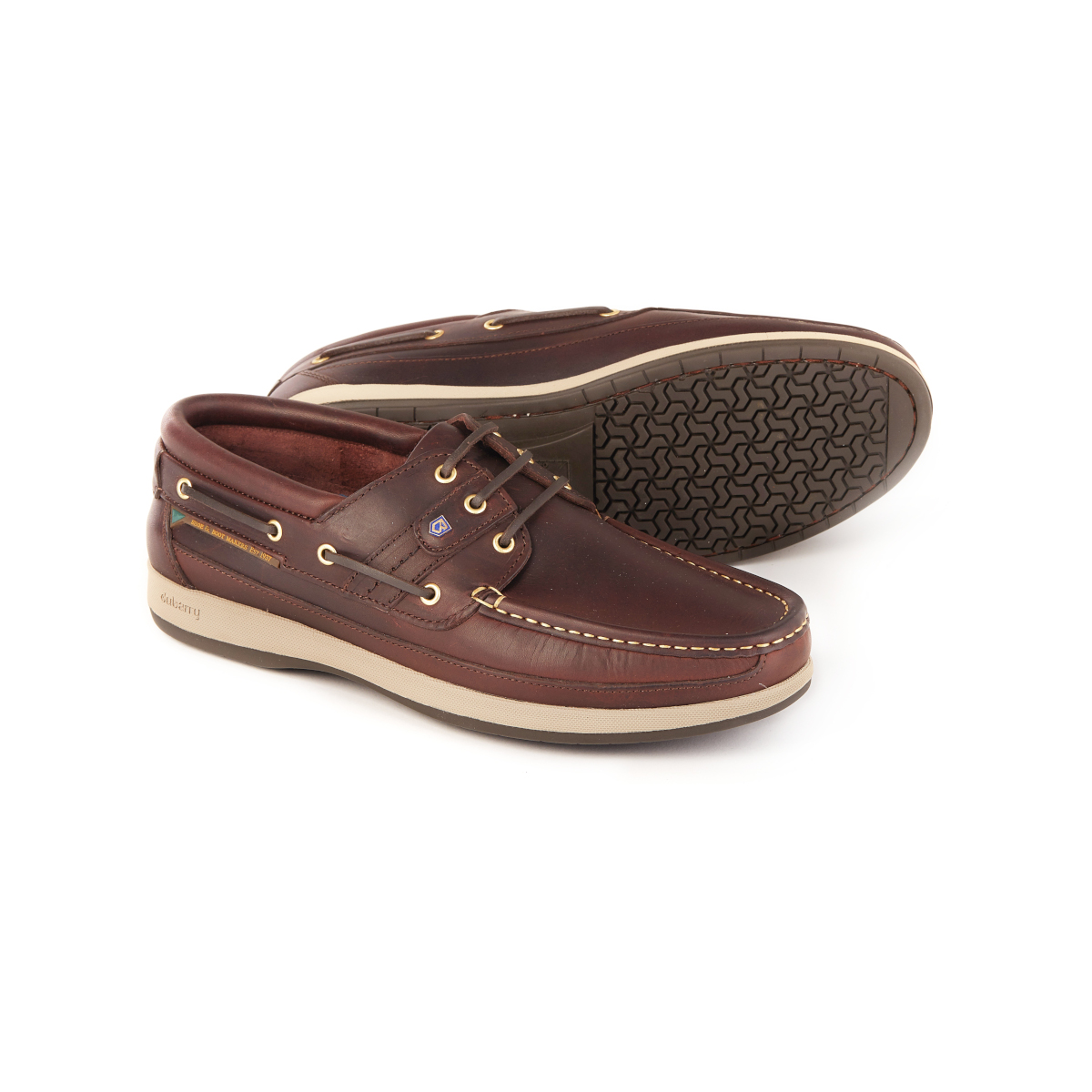 Dubarry Atlantic chaussures bateau homme brun-rhum, taille 42