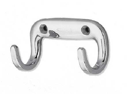 Plastimo crochet dble inox 2 tr l65mm h33mm